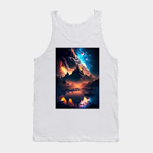 Cosmic Whirlwind: Chaos & Magic Tank Top